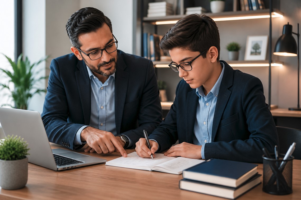 Professional tutor portrait